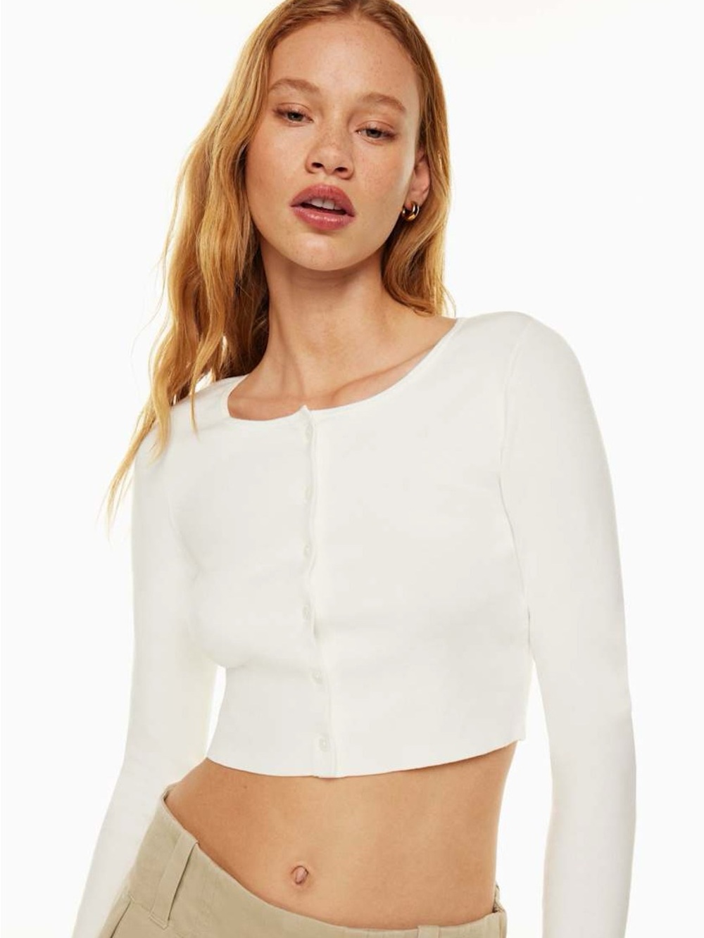 Aritzia Sunday Best White Cardigan